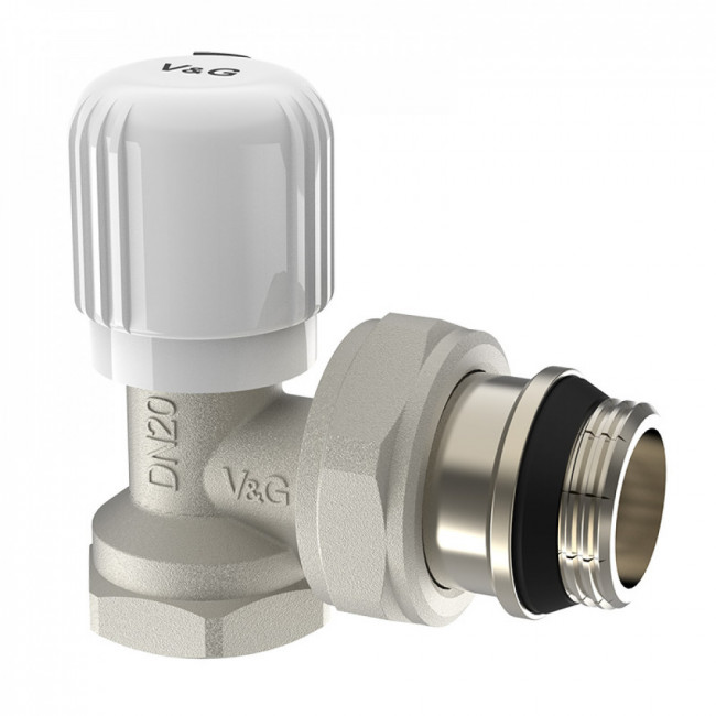 Клапан регулировочный радиаторный Valogin V&G 3/4", ВР-НР угловой VG-601202 Клапан регулировочный радиаторный Valogin V&G 3/4", ВР-НР угловой VG-601202