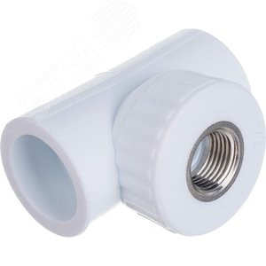 Тройник комбинированный Valfex PPR ВР 20х1/2", белый 10127020-PRO Тройник комбинированный Valfex PPR ВР 20х1/2", белый 10127020-PRO