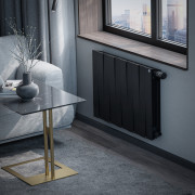 Радиатор биметаллический Royal Thermo Piano Forte 500 черный VR80 - 10 секц.