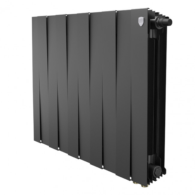 Радиатор биметаллический Royal Thermo Piano Forte 500 черный VR80 - 10 секц. Радиатор биметаллический Royal Thermo Piano Forte 500 черный VR80 - 10 секц.