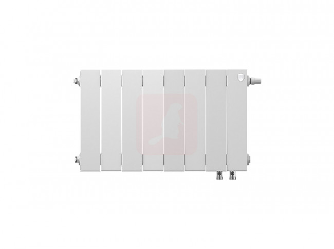 Биметаллический радиатор Royal Thermo Piano Forte 300 VDR Bianco Traffico, 8 секций Биметаллический радиатор Royal Thermo Piano Forte 300 VDR Bianco Traffico, 8 секций