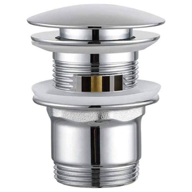 Донный клапан для раковины Elghansa Waste Systems 1 1/4", с переливом, цвет хром WBT-222 Донный клапан для раковины Elghansa Waste Systems 1 1/4", с переливом, цвет хром WBT-222