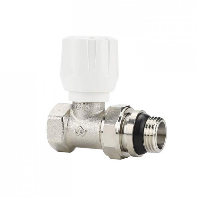 Клапан радиаторный ручной регулировки Varmega VM101, 1/2" ВР-НР, прямой, с самоуплотняющимся полусгоном VM10111 Клапан радиаторный ручной регулировки Varmega VM101, 1/2" ВР-НР, прямой, с самоуплотняющимся полусгоном VM10111