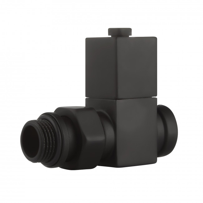 Набор дизайн-вентилей Royal Thermo Cube, прямой 1/2" (черный) НС-1422575 Набор дизайн-вентилей Royal Thermo Cube, прямой 1/2" (черный) НС-1422575