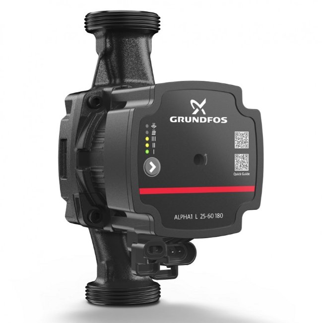 Насос циркуляционный Grundfos ALPHA1 L 32-40 180 mm, без гаек Насос циркуляционный Grundfos ALPHA1 L 32-40 180 mm, без гаек