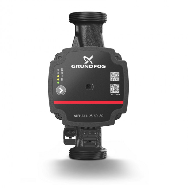 Насос циркуляционный Grundfos ALPHA1 L 32-40 180 mm, без гаек Насос циркуляционный Grundfos ALPHA1 L 32-40 180 mm, без гаек