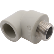 Колено комбинированное FV-Plast PPR НP 16х1/2", серое Колено комбинированное FV-Plast PPR НP 16х1/2", серое