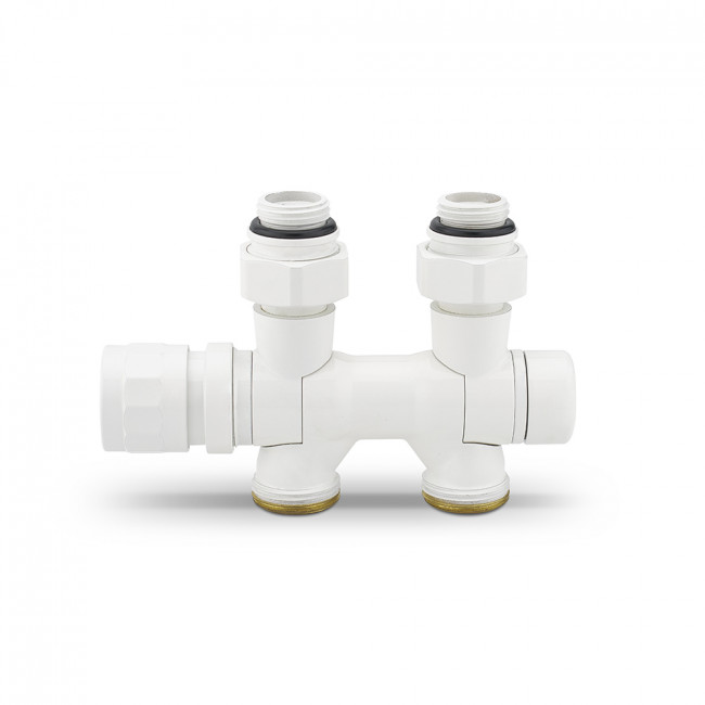 Узел нижнего подключения Varmega 1/2"х3/4"EK НР, универсальный, белый VMDV25-100415 Узел нижнего подключения Varmega 1/2"х3/4"EK НР, универсальный, белый VMDV25-100415
