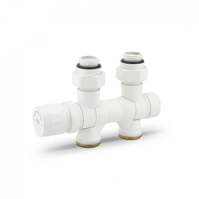 Узел нижнего подключения Varmega 1/2"х3/4"EK НР, универсальный, белый VMDV25-100415 Узел нижнего подключения Varmega 1/2"х3/4"EK НР, универсальный, белый VMDV25-100415