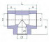 Тройник переходный T3S System (Чехия) PPR 25х20х25, серый