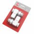 Набор дизайн-вентилей Royal Thermo Cube, прямой 1/2" (белый) НС-1422574