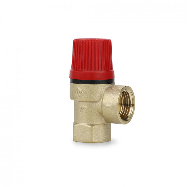 Клапан предохранительный (сбросной) Varmega 1/2" ВР, 3 бар, мембранный, латунь VM16604 Клапан предохранительный (сбросной) Varmega 1/2" ВР, 3 бар, мембранный, латунь VM16604