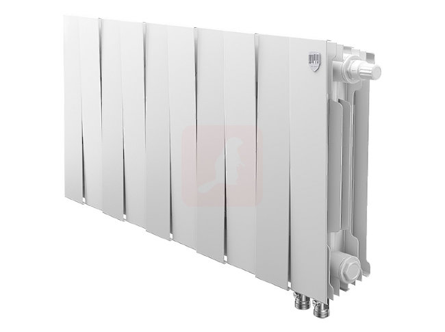 Биметаллический радиатор Royal Thermo Piano Forte 300 VDR Bianco Traffico, 10 секций Биметаллический радиатор Royal Thermo Piano Forte 300 VDR Bianco Traffico, 10 секций