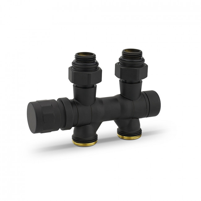 Узел нижнего подключения Varmega 1/2"х3/4"EK НР, универсальный, черный VMDV25-200415 Узел нижнего подключения Varmega 1/2"х3/4"EK НР, универсальный, черный VMDV25-200415