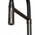 Смеситель для кухни 35k Mixline MLSS-0402BL черный гибкий излив, магнит, п/гайку, черный графит 