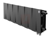 Биметаллический радиатор Royal Thermo Piano Forte 200 VDR Noir Sable, 12 секций Биметаллический радиатор Royal Thermo Piano Forte 200 VDR Noir Sable, 12 секций