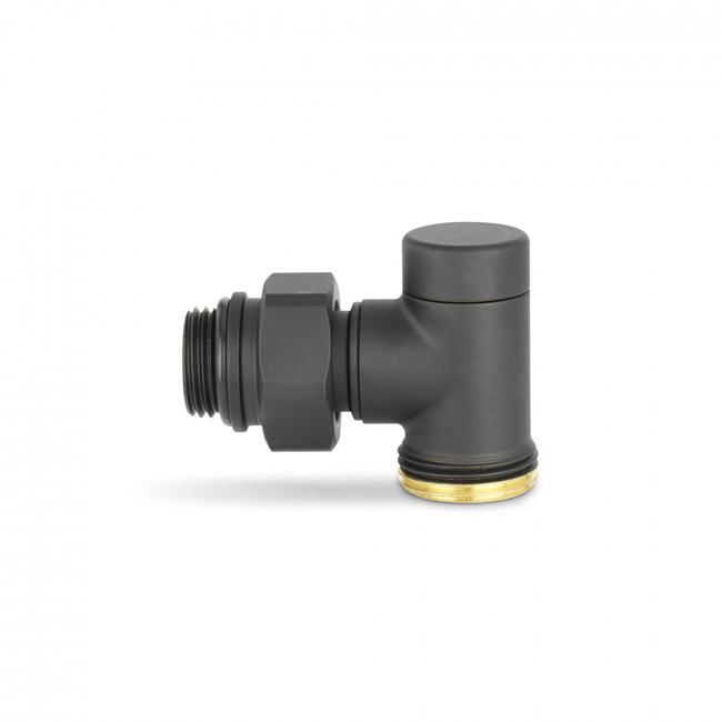 Узел нижнего подключения Varmega, 1/2"х3/4"EK НР, угловой, одинарный, черный для двухтрубных систем VMDV22-200415 Узел нижнего подключения Varmega, 1/2"х3/4"EK НР, угловой, одинарный, черный для двухтрубных систем VMDV22-200415