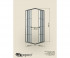 Душевой уголок Niagara Eco (100х100х190) квадрат,черный,стекло, клетка NG-1010-14QKL