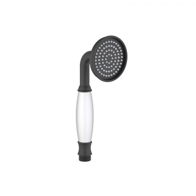 Душевая лейка Aquatek Классик, 1 режим, матовый черный AQ2008MB
