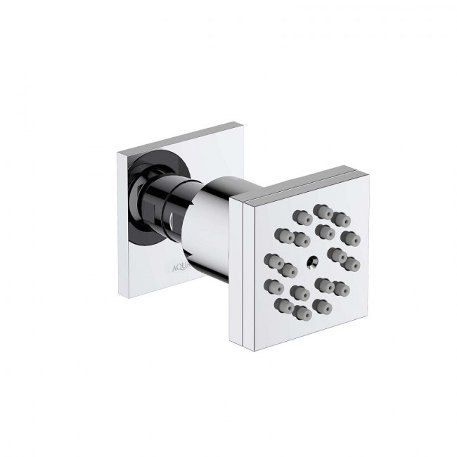 Форсунка для встроенного душа, боковая 50*50 Aquatek, хром AQ2098CR Форсунка для встроенного душа, боковая 50*50 Aquatek, хром AQ2098CR