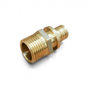 Муфта переходная (штуцер) Varmega Slide-fit с НР 25х1/2", латунь, аксиальная VM51215 Муфта переходная (штуцер) Varmega Slide-fit с НР 25х1/2", латунь, аксиальная VM51215