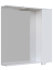 Зеркальный шкаф Sanstar Лайн 60, 1 дверца, белый