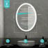 Зеркало Mixline "Италия- Voice" 570*770 (ШВ) сенсорный выключатель, управление голосом, подогрев