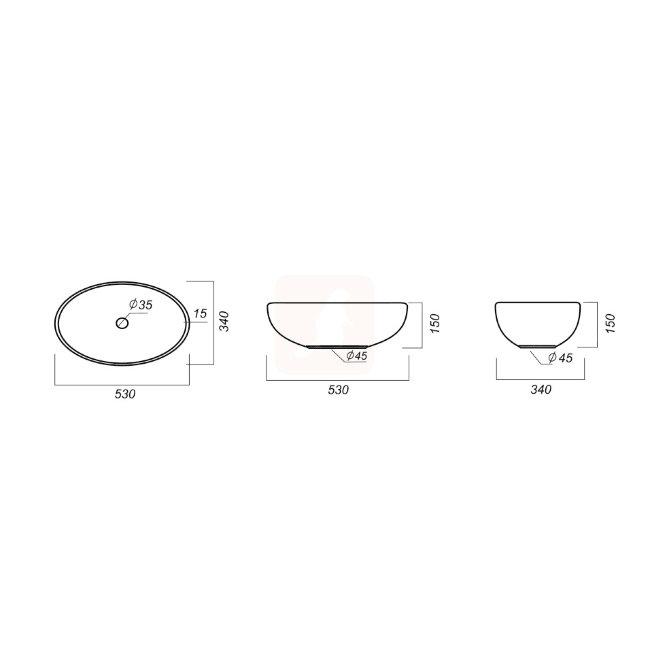 Раковина Sanita luxe RINGO Cut Раковина Sanita luxe RINGO Cut