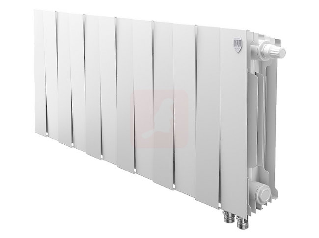 Биметаллический радиатор Royal Thermo Piano Forte 300 VDR Bianco Traffico, 12 секций Биметаллический радиатор Royal Thermo Piano Forte 300 VDR Bianco Traffico, 12 секций