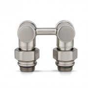 Узел нижнего подключения Varmega, 1/2"х3/4"EK, угловой, матовый никель VMDV20-500415 Узел нижнего подключения Varmega, 1/2"х3/4"EK, угловой, матовый никель VMDV20-500415