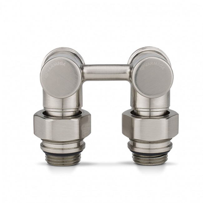 Узел нижнего подключения Varmega, 1/2"х3/4"EK, угловой, матовый никель VMDV20-500415 Узел нижнего подключения Varmega, 1/2"х3/4"EK, угловой, матовый никель VMDV20-500415