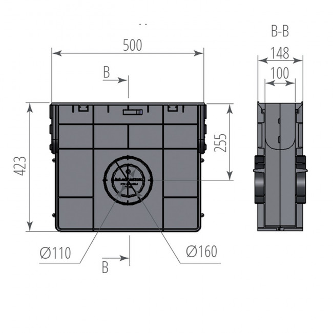 Пескоуловитель Aquastok ПП Norma DN100 C250 (11042)