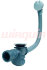 Слив-перелив для ванны Wirquin полуавтоматический SB600, вентиль и клапан латунь хром, L600 мм