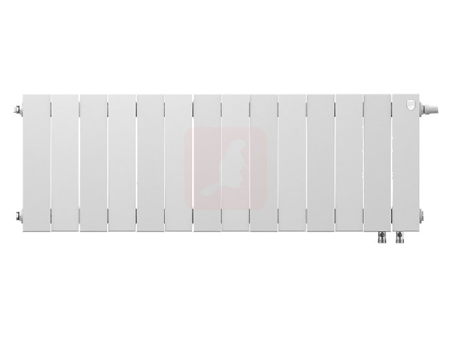 Биметаллический радиатор Royal Thermo Piano Forte 300 VDR Bianco Traffico, 14 секций