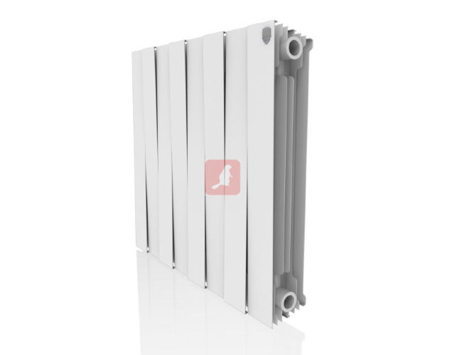Радиатор биметаллический Royal Thermo Piano Forte 500 new/Bianco Traffico-8 секц. Радиатор биметаллический Royal Thermo Piano Forte 500 new/Bianco Traffico-8 секц.