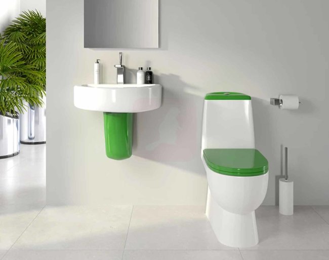 Унитаз-компакт Sanita luxe BEST COLOR GREEN