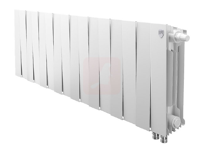 Биметаллический радиатор Royal Thermo Piano Forte 300 VDR Bianco Traffico, 16 секций Биметаллический радиатор Royal Thermo Piano Forte 300 VDR Bianco Traffico, 16 секций
