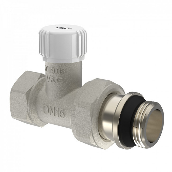 Клапан настроечный радиаторный Valogin V&G 1/2" ВР-НР, прямой VG-602101 Клапан настроечный радиаторный Valogin V&G 1/2" ВР-НР, прямой VG-602101