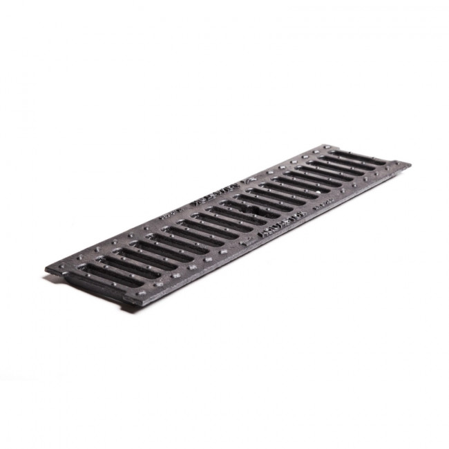 Решетка чугунная щелевая Aquastok Norma DN100 B125 500х136х15 (31013B)