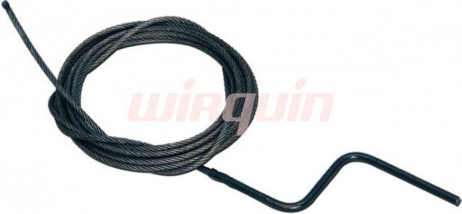 Трос сантехнический VIRPlast L-3 м, d 8,3 мм