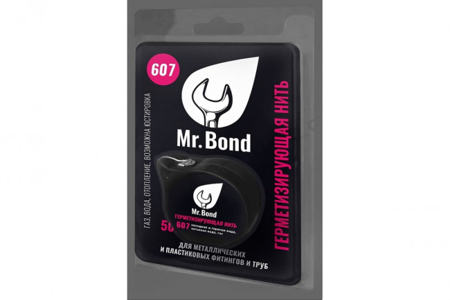 Нить для герметизации резьбы Pipal® Mr.Bond® 607 50 м Нить для герметизации резьбы Pipal® Mr.Bond® 607 50 м