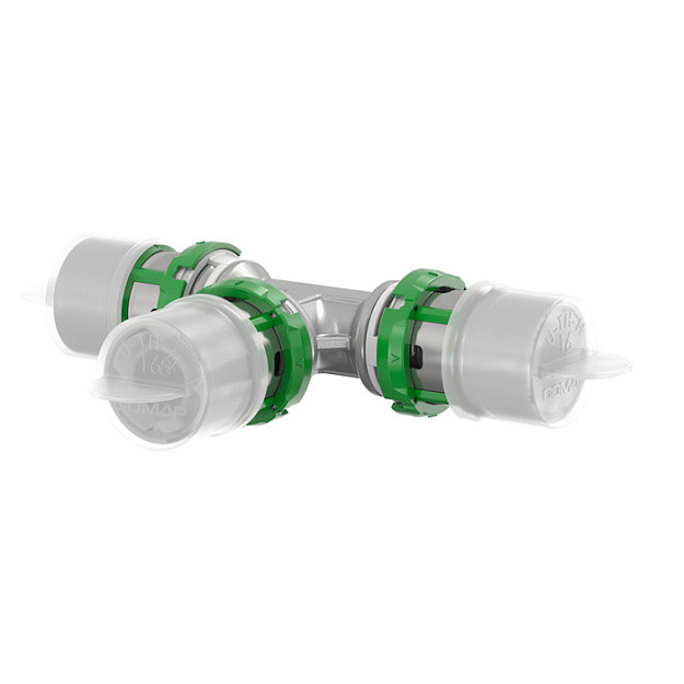 Пресс-тройник Comap SkinPress 20 S7130V латунь 7130W20 Пресс-тройник Comap SkinPress 20 S7130V латунь 7130W20