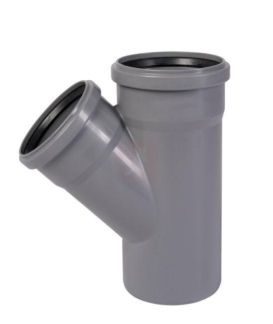 Тройник канализационный Ostendorf HTEA 125/110х45°