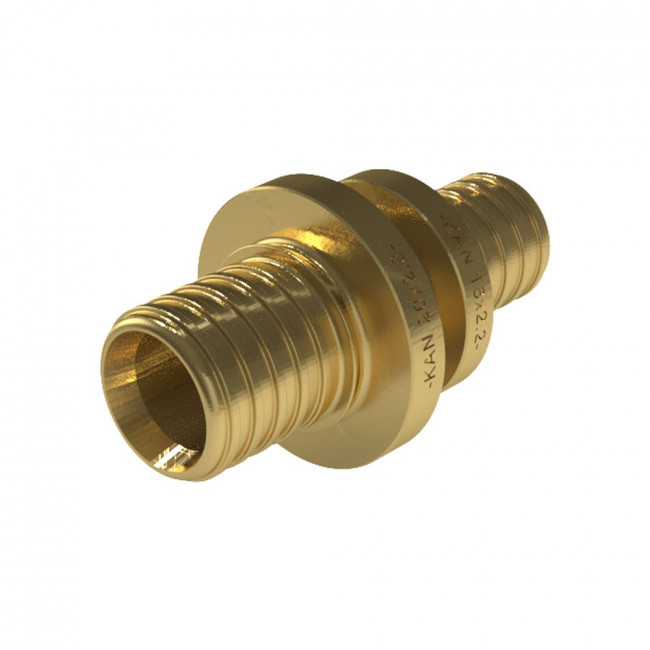 Муфта двухсторонняя KAN-therm UltraLine 16х2,2/20х2,8, латунь аксиальная 2509046008 Муфта двухсторонняя KAN-therm UltraLine 16х2,2/20х2,8, латунь аксиальная 2509046008