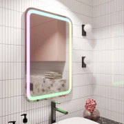 Зеркало Mixline "Мальта" RGB 550*800 (ШВ) сенсорный выключатель, мульти-цвет Зеркало Mixline "Мальта" RGB 550*800 (ШВ) сенсорный выключатель, мульти-цвет