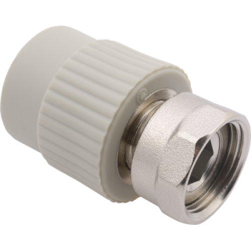 Муфта FV-Plast PPR 32х1 1/4", с накидной гайкой, метал. ВР, серая