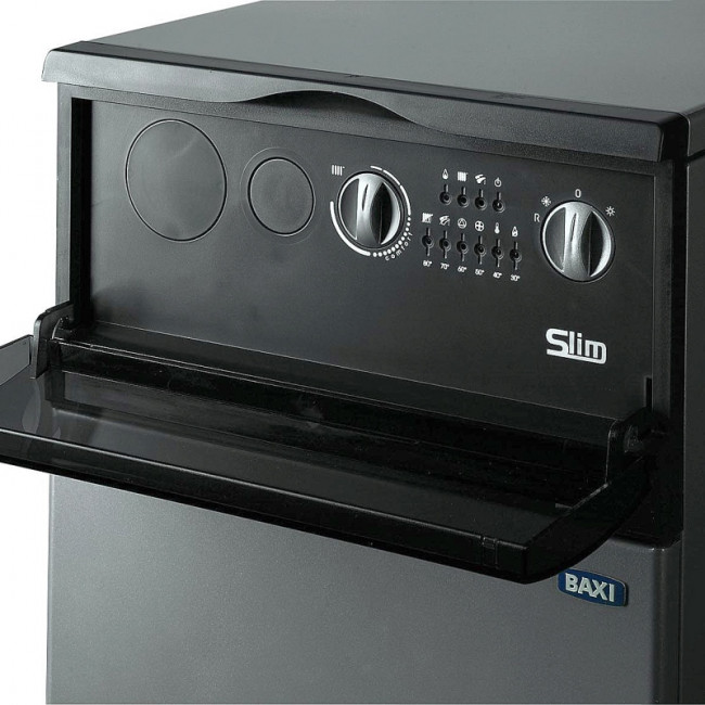 Напольный газовый котел Baxi Slim 1.300Fi, 30 кВт, закр., с насосом и расш. баком Напольный газовый котел Baxi Slim 1.300Fi, 30 кВт, закр., с насосом и расш. баком