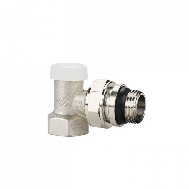 Клапан запорный радиаторный Varmega VM102, 1/2" ВР-НР угловой, с самоуплотняющимся полусгоном VM10211 Клапан запорный радиаторный Varmega VM102, 1/2" ВР-НР угловой, с самоуплотняющимся полусгоном VM10211