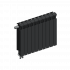 Радиатор биметаллический Rifar Monolit 500 х10 сек. НП левое (MVL) Антрацит