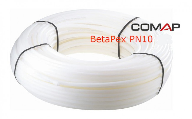 Труба из сшитого полиэтилена Comap BetaPEX pipe naked 20x2,8мм 10 бар, 9010 (100)